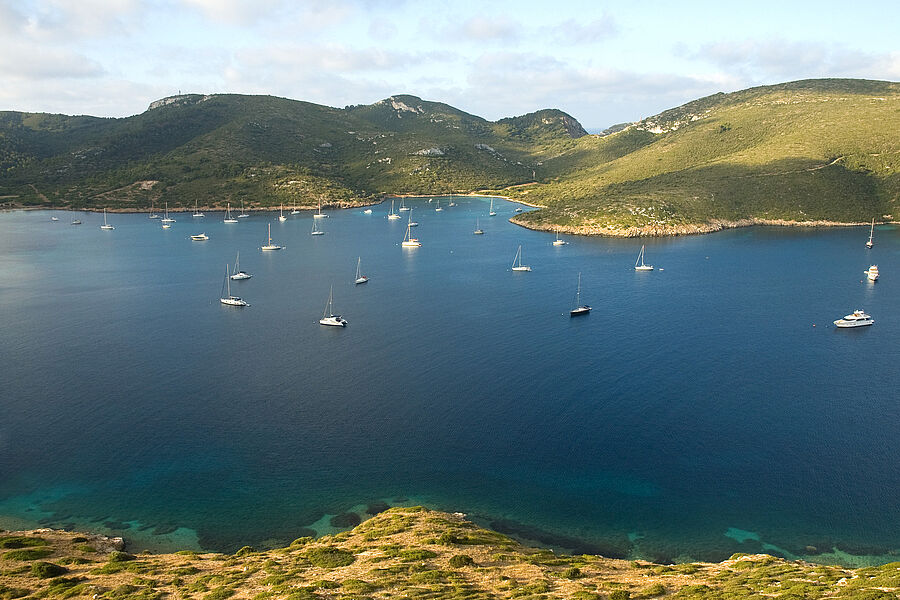 Bucht vor der Insel Cabrera