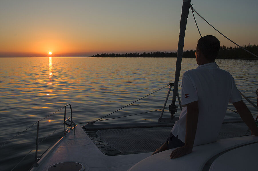 Sonnenuntergang auf Cayos Hicacos