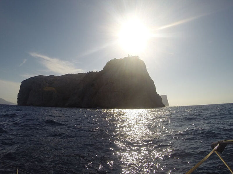 Eines der Highlights des Törns: Das Nordkap von Mallorca