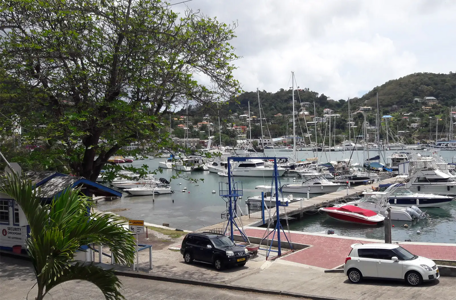 Der Hafen von Grenada