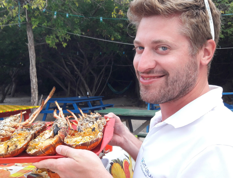 Frisch gegrillter Lobster