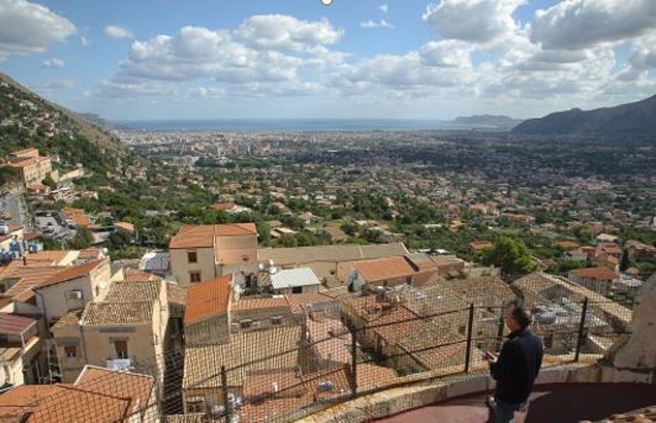 Blick auf Palermo vom Dach der Kathedrale in Monreale