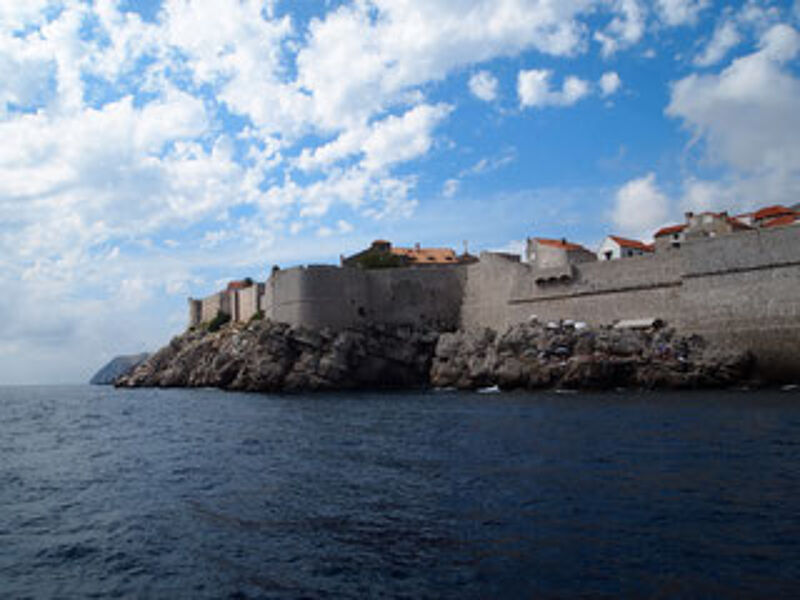 Mächtige Mauern von Dubrovnik